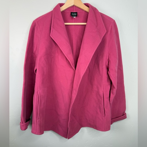 Eileen Fisher Jackets & Blazers - Eileen Fisher Wool and Cashmere Blazer Open Front Jacket Size Smal